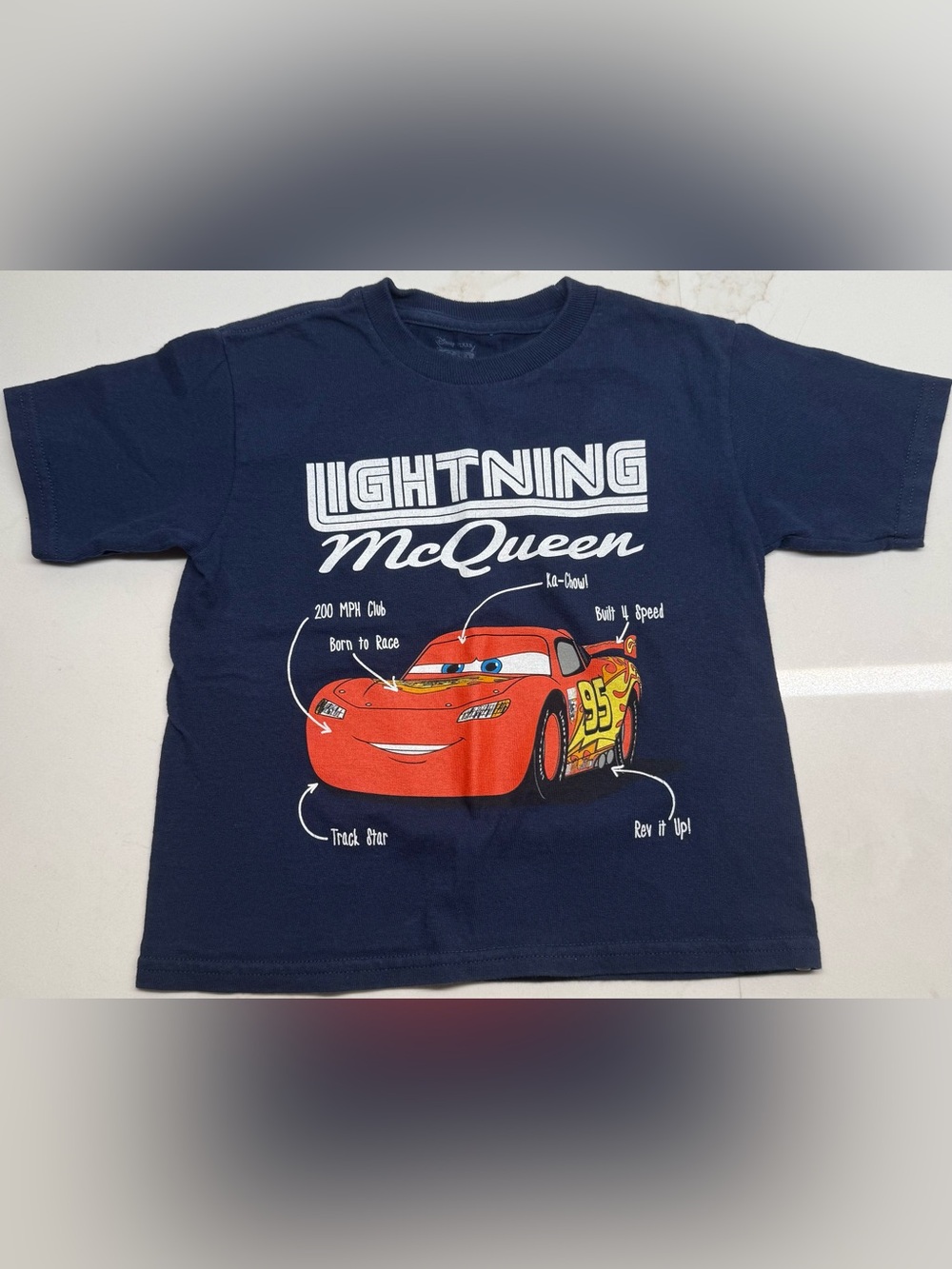 Disney Pixar Cars Lightning McQueen Graphic Tee | 4T Runs Small